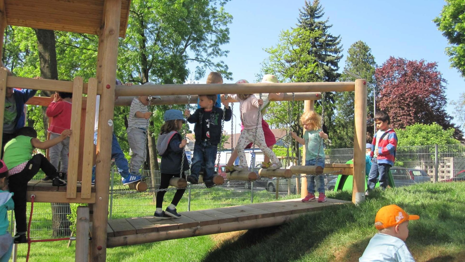 Außenbereich Kindergarten Haberlandtgasse 14