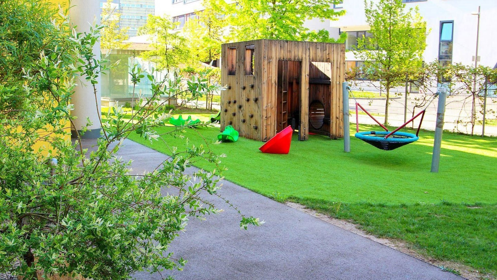 Außenbereich Kindergarten Stadlauer Straße 58