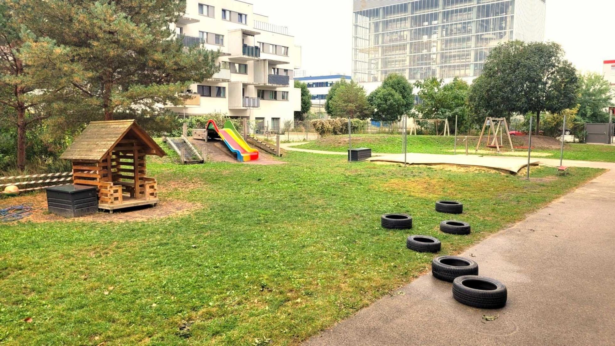 Außenbereich Kindergarten Polgarstraße 32