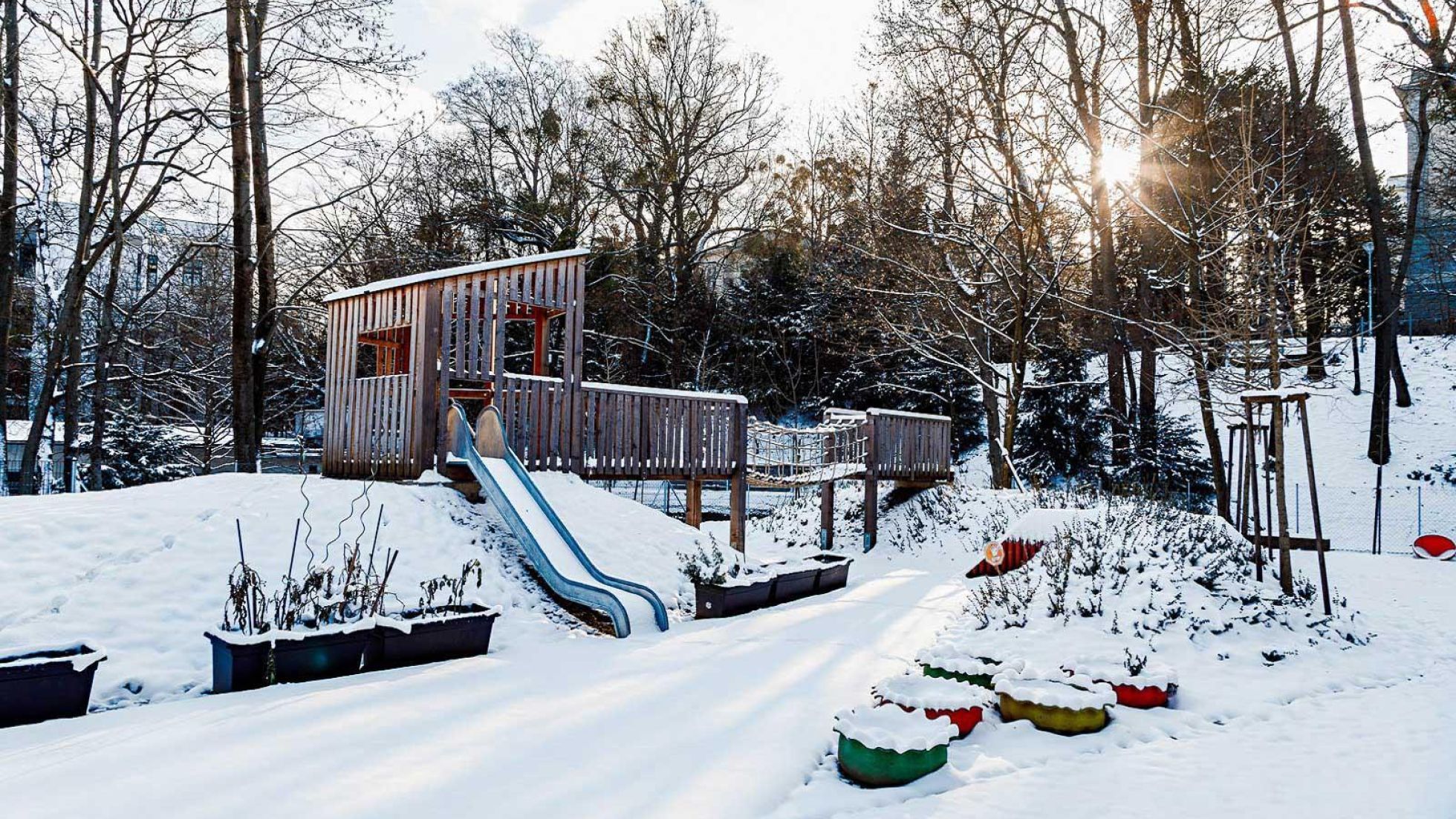 Außenbereich Kindergarten Hockegasse 43