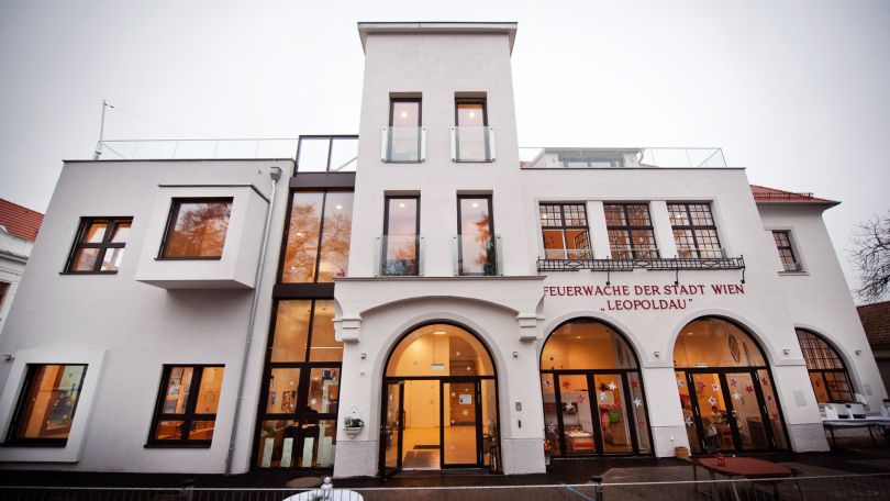 Gebäude Kindergarten Leopoldauer Platz 94