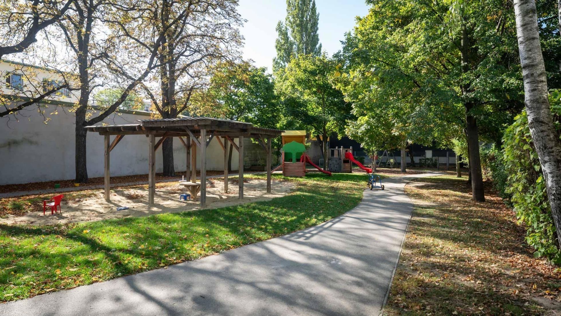 Außenbereich Kindergarten Hetzendorfer Straße 57
