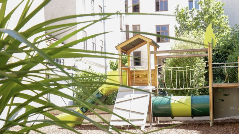 Außenbereich Kindergarten Murlingengasse 71-73