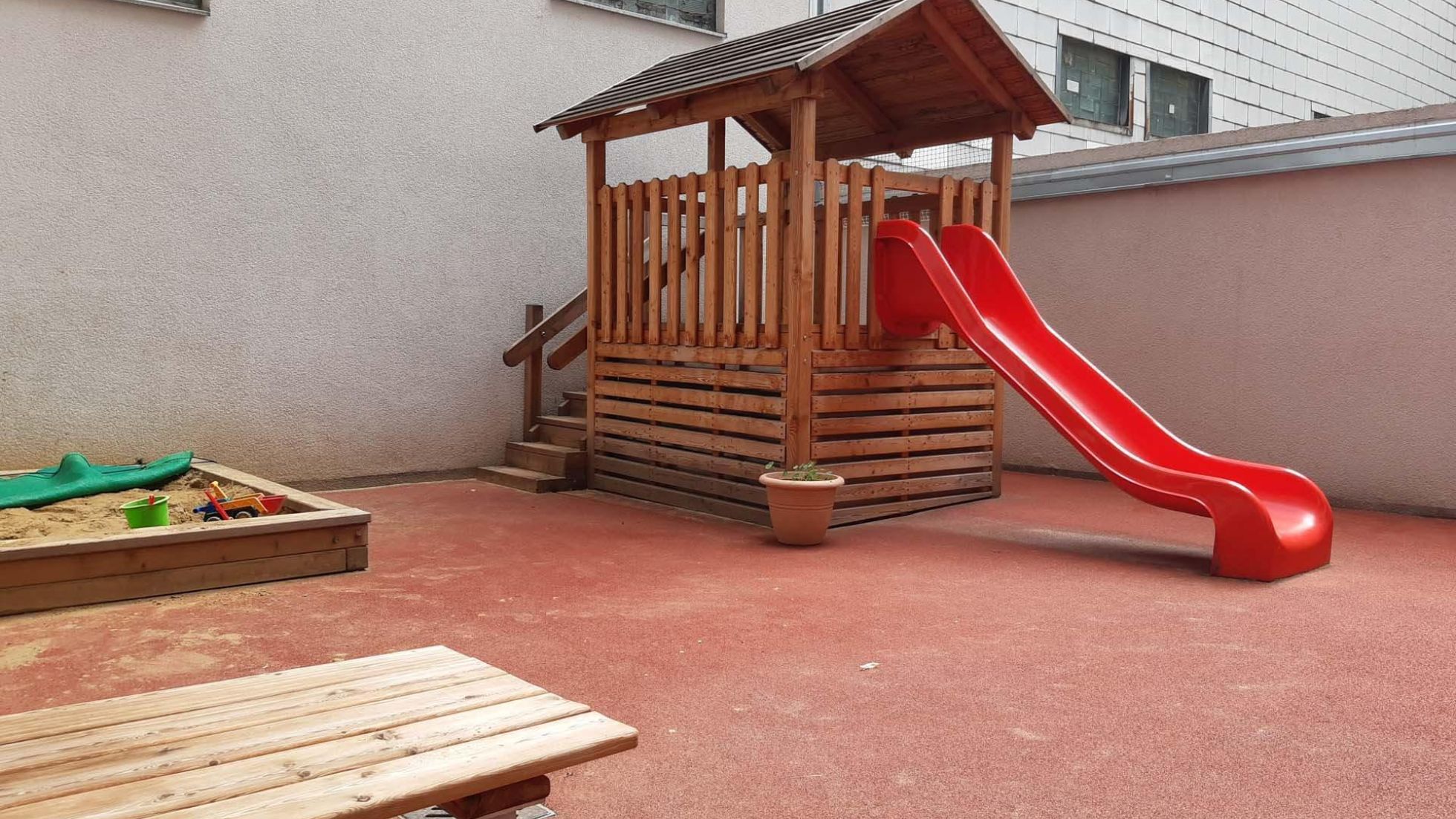 Außenbereich Kindergarten Pernerstorfergasse 67