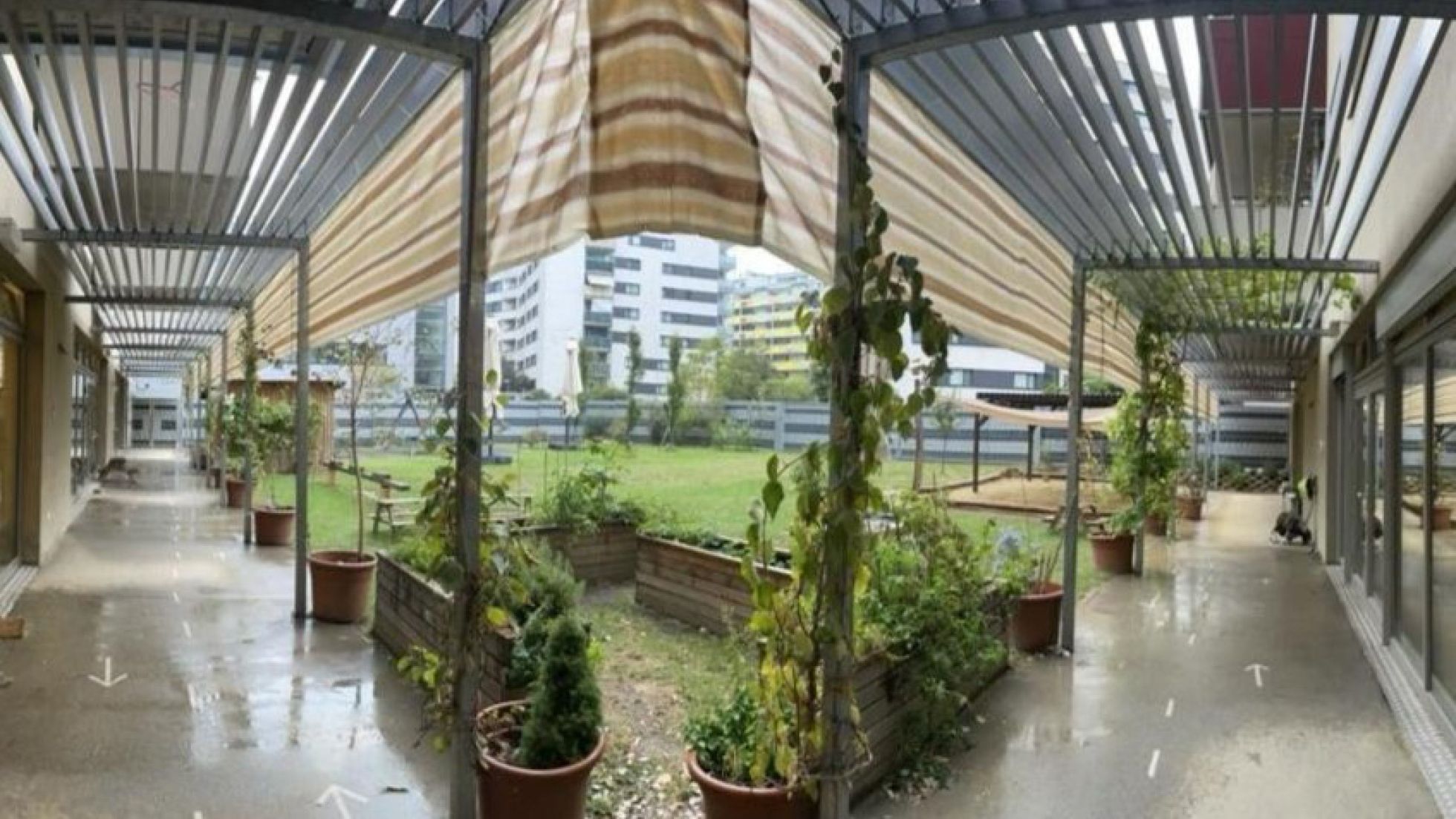 Außenbereich Kindergarten Handelskai 132a