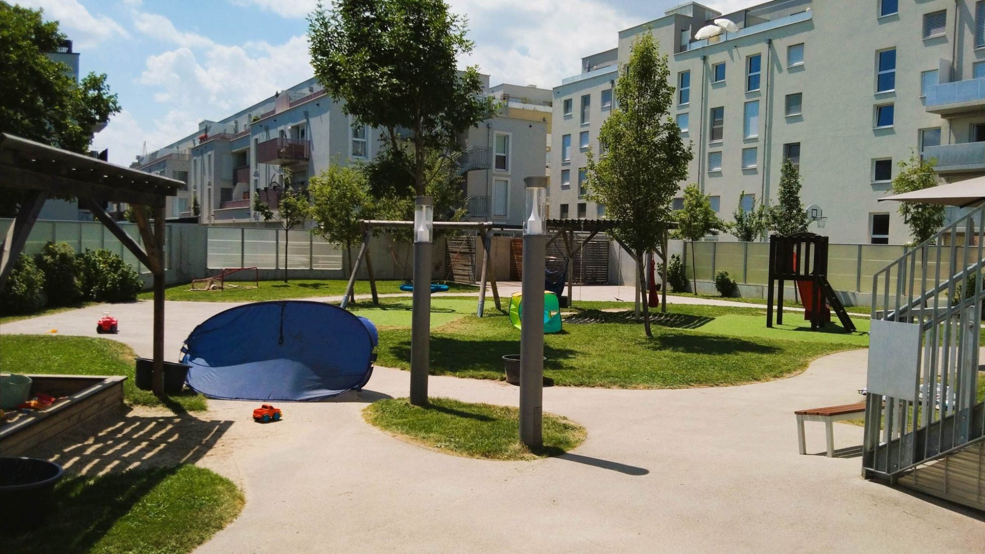 Außenbereich Kindergarten Simmeringer Hauptstraße 174