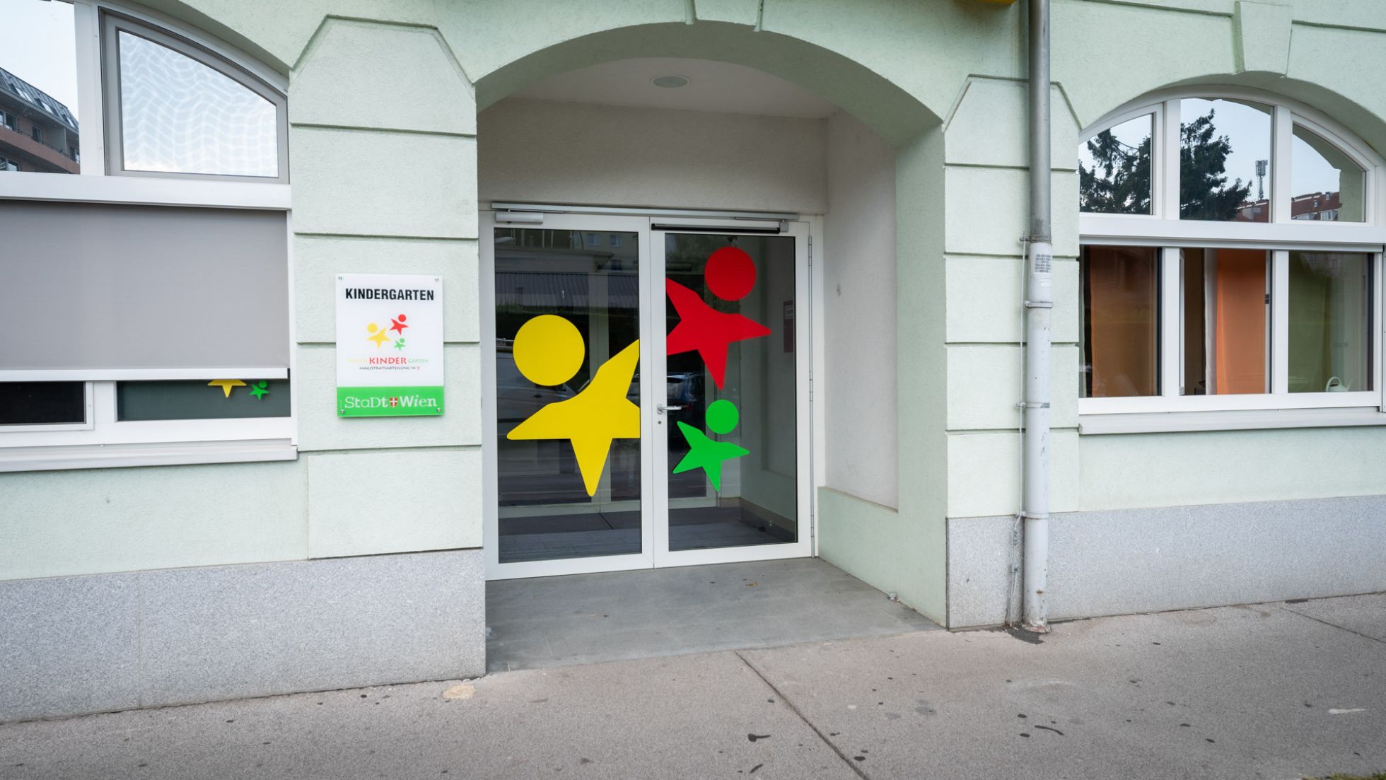 copyright: MA 10/ DAVID BOHMANN Gebäude Kindergarten Friesenplatz 8-9