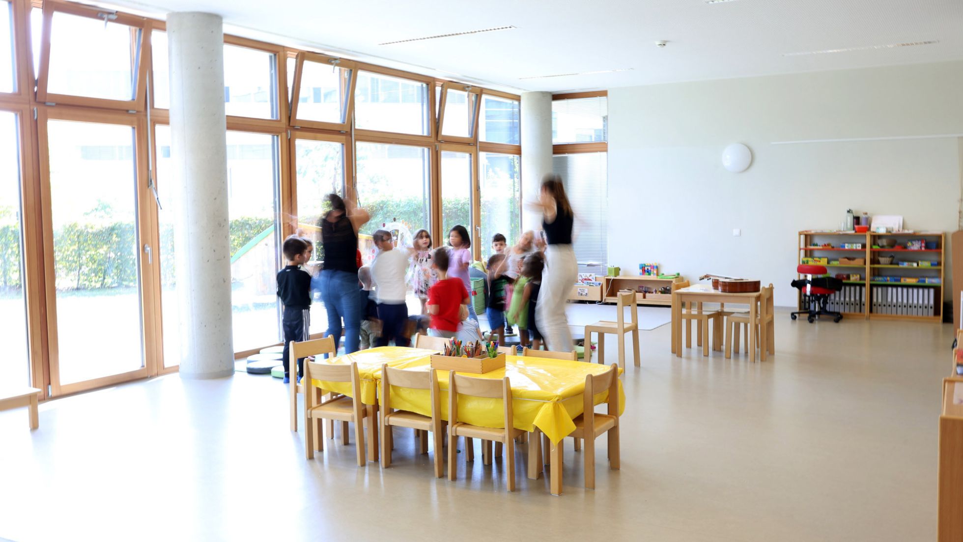 copyright: MA10/VOTAVA Innenbereich Kindergarten Hirschstettner Straße 119