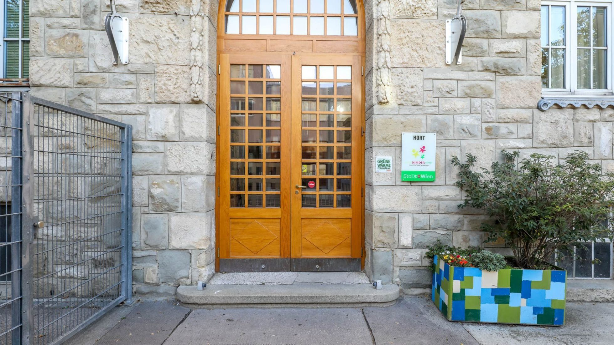 copyright: MA10/Christian Fürthner Gebäude Kindergarten Julius-Meinl-Gasse 1