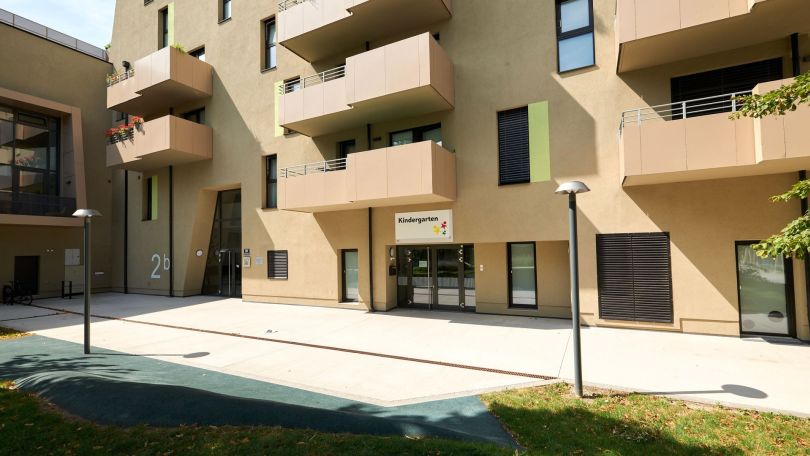 Gebäude Kindergarten Karl-Sarg-Gasse 2B