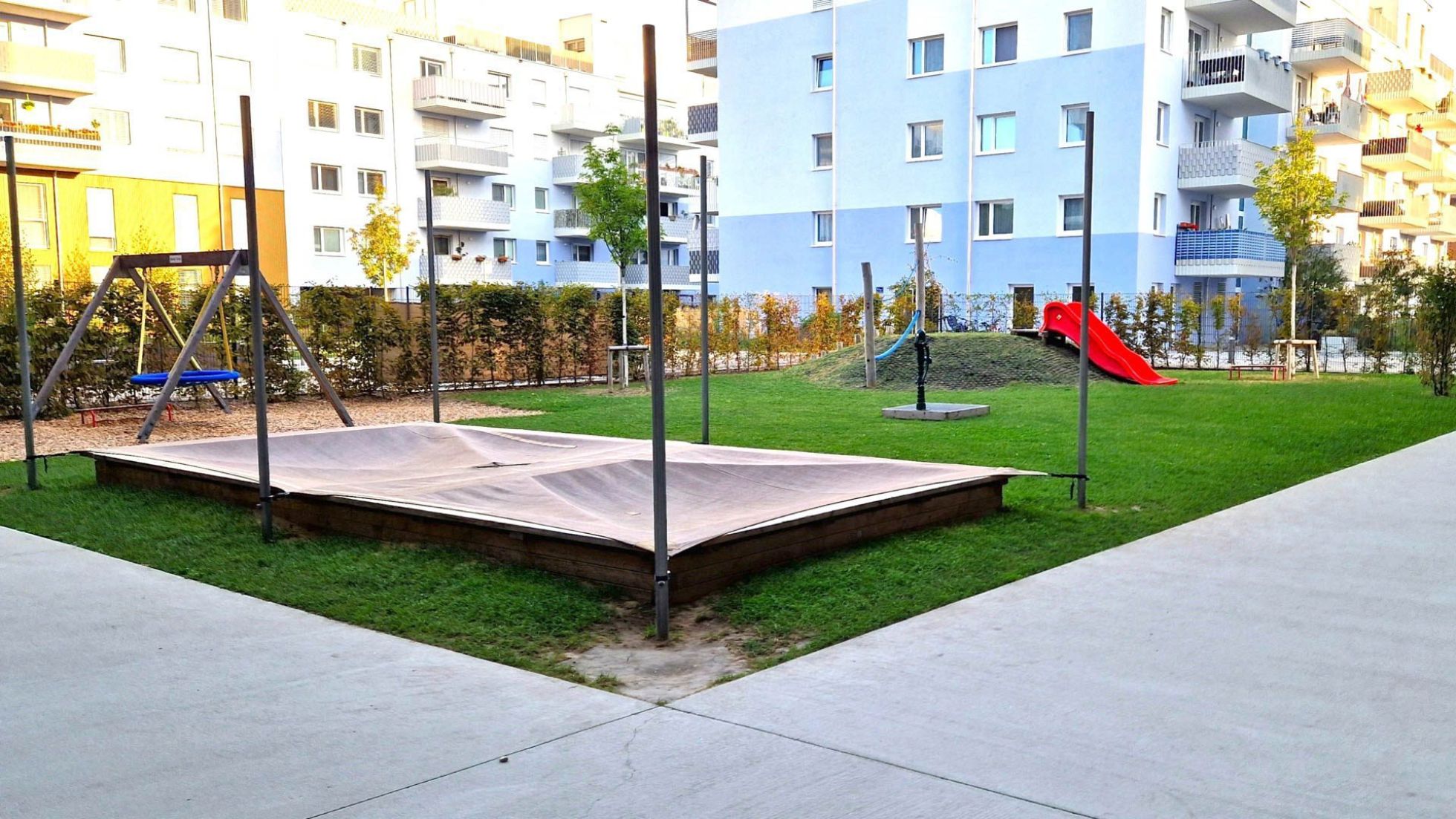 Außenbereich Kindergarten Angyalföldstraße 97