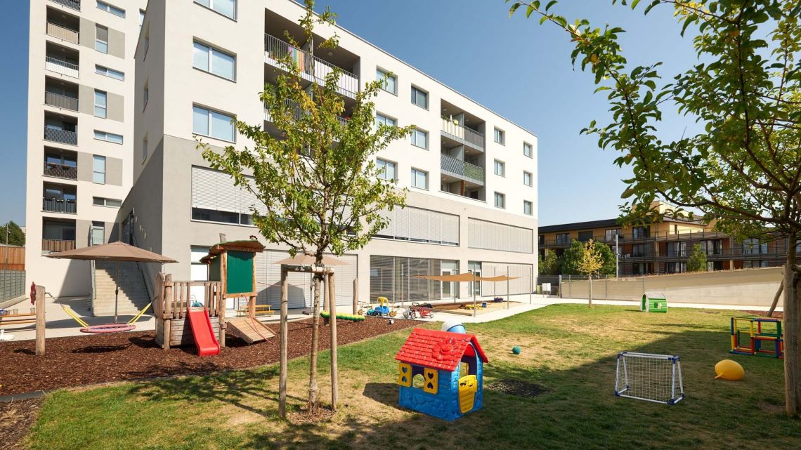 Außenbereich Kindergarten 1230 Gustav-Holzmann-Platz 1