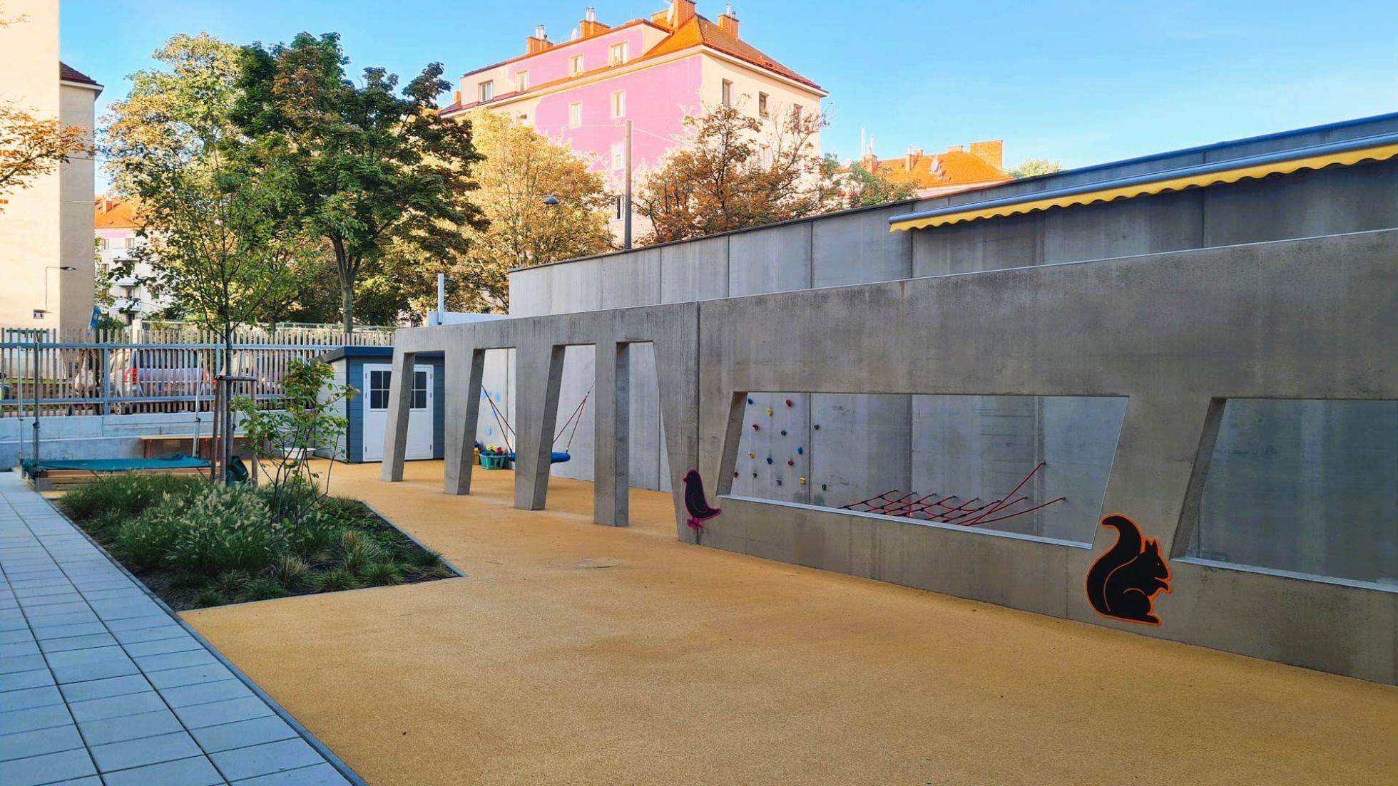 copyright: KIWI - Kinder in Wien Außenbereich Kindergarten Brehmstraße 6