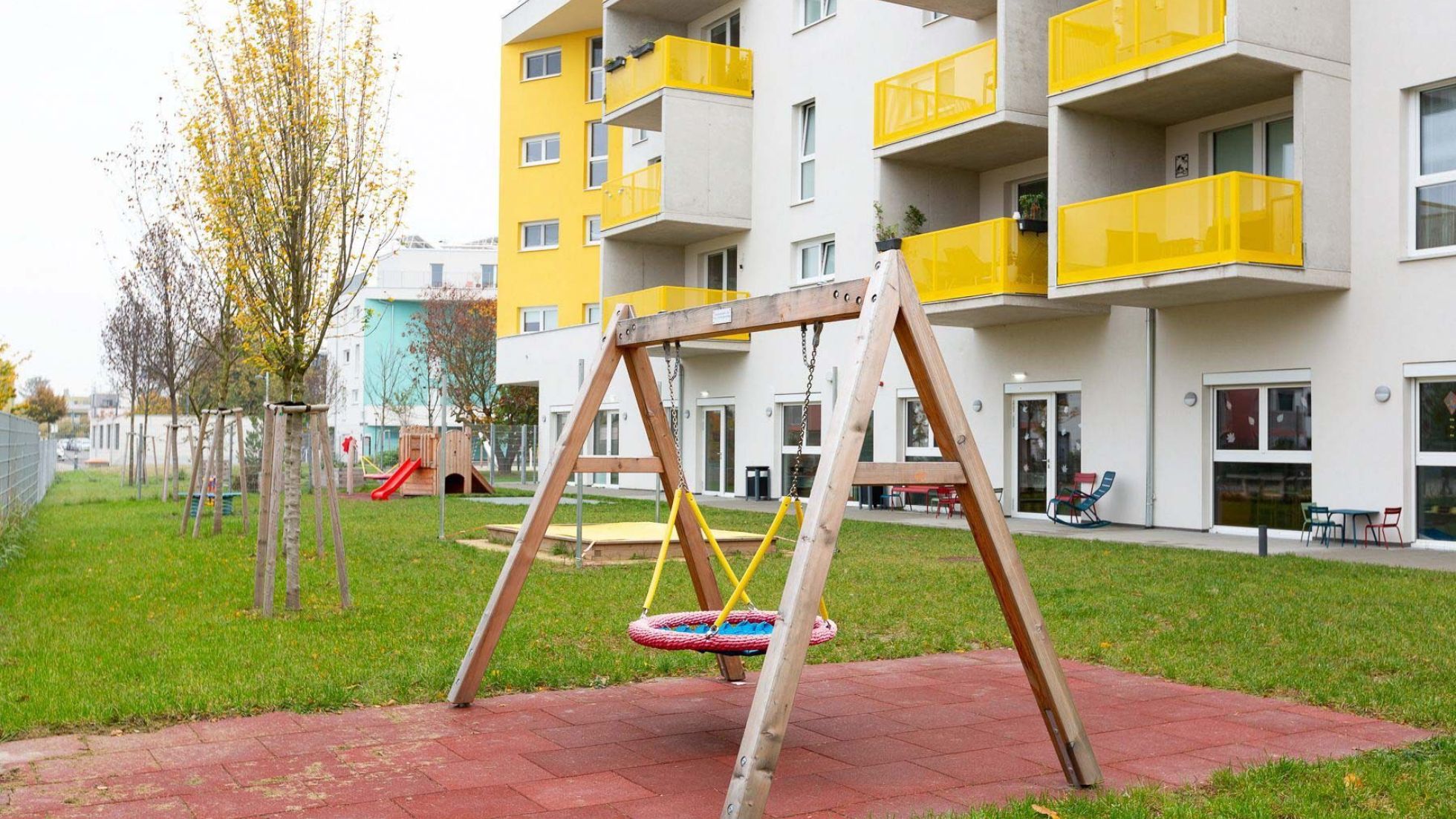 copyright: Renée Del Missier Außenbereich Kindergarten Grellgasse 32