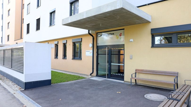 copyright: MA10/VOTAVA Gebäude Kindergarten Groß-Enzersdorfer Straße 66-72