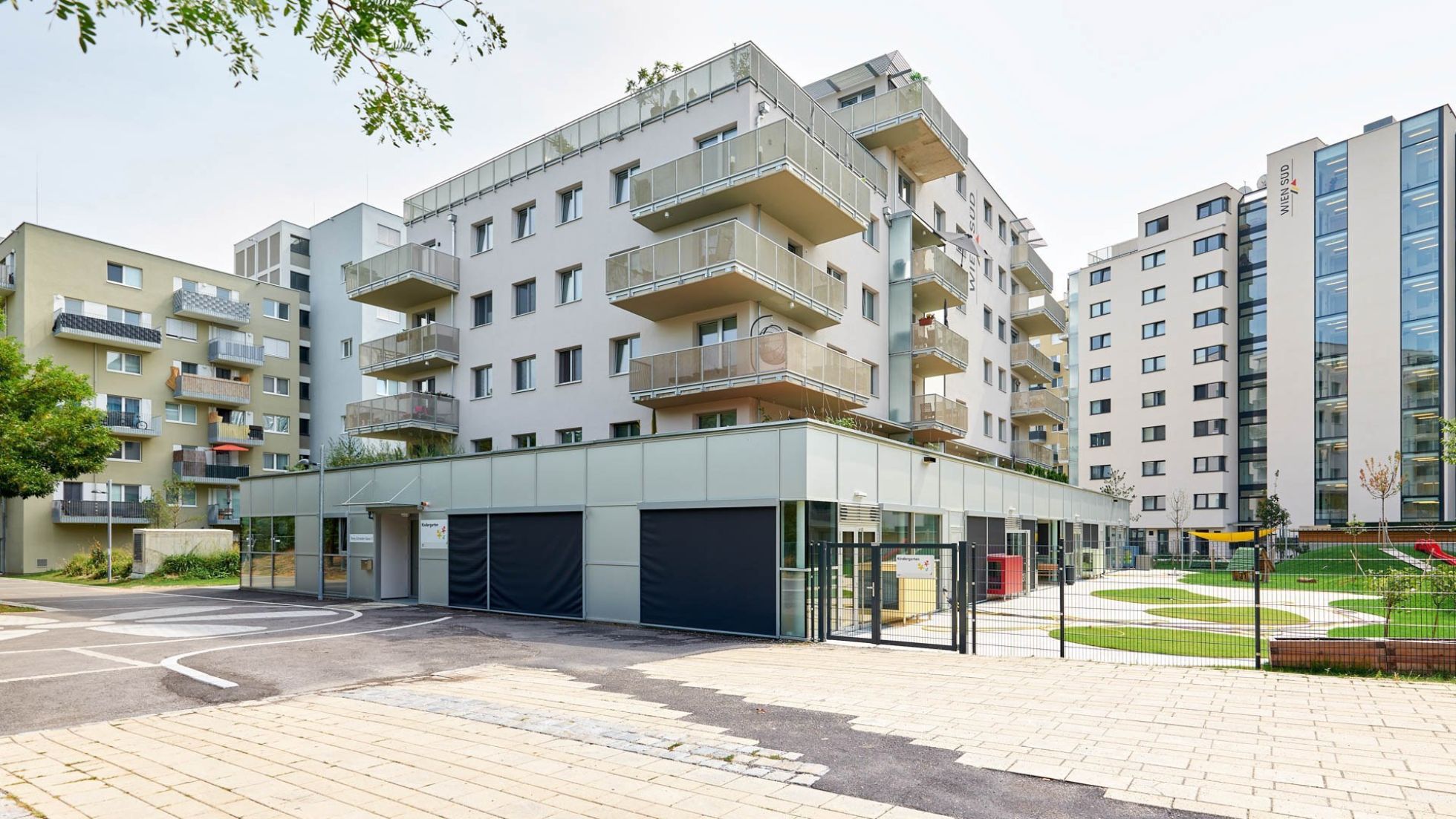 copyright: MA10/Markus Wache Gebäude Kindergarten Romy-Schneider-Gasse 3