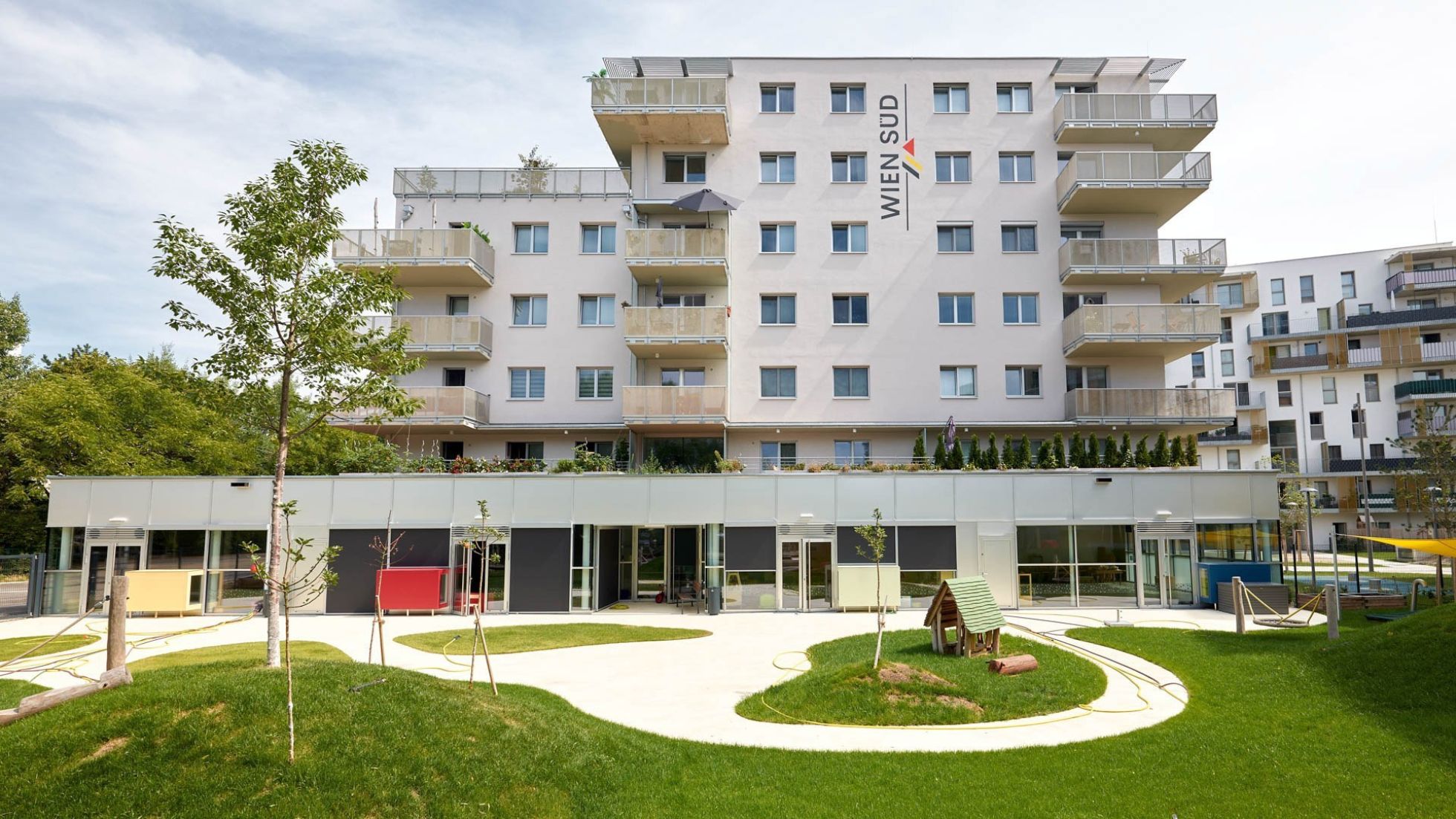Außenbereich Kindergarten Romy-Schneider-Gasse 3