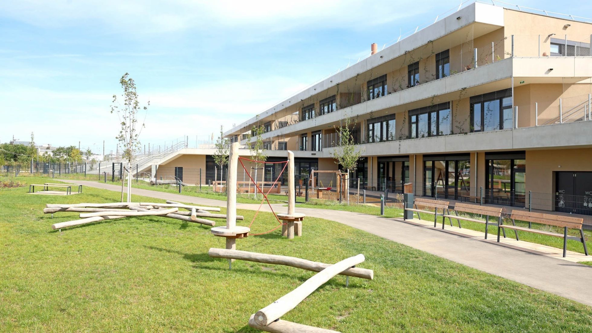 copyright: MA10/VOTAVA Außenbereich Kindergarten Rappachgasse 44