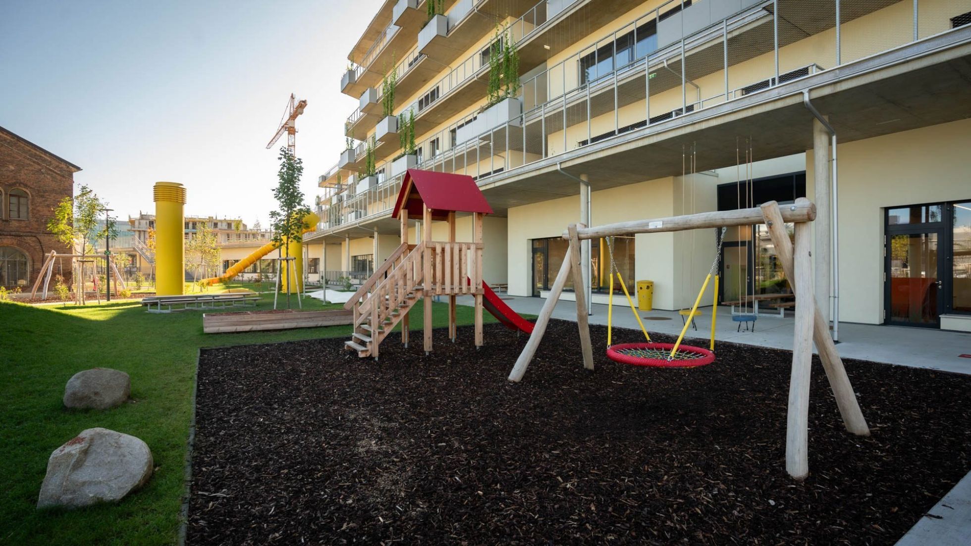 Außenbereich Kindergarten Landgutgasse 30