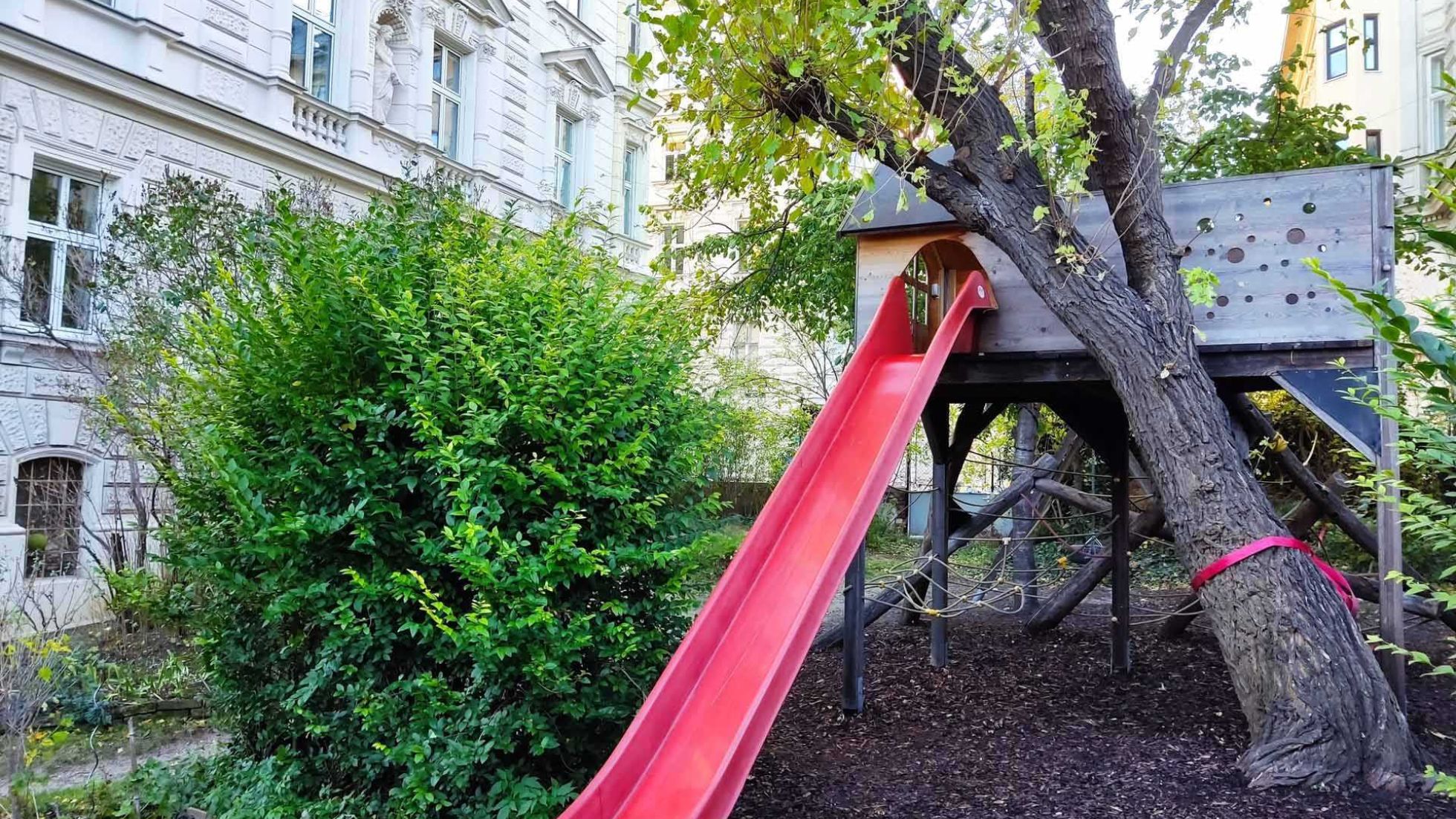 Außenbereich Kindergarten Castellezgasse 9/3