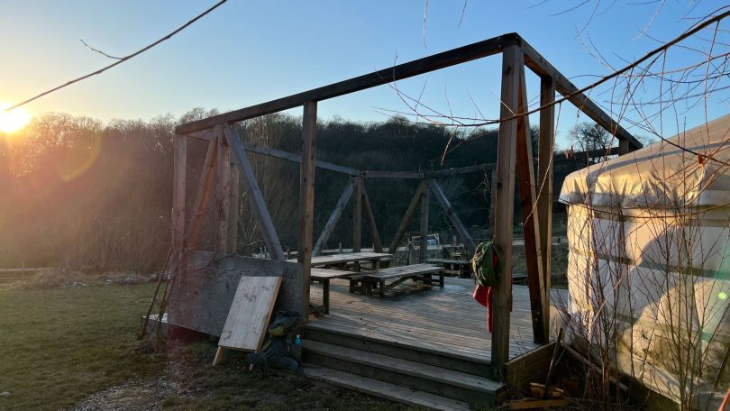 copyright: Naturkindergruppe Die Gatschhüpfer Petra Ganglbauer Gebäude Kindergarten Gspöttgraben 5