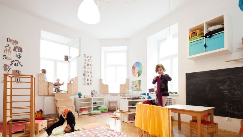 copyright: Kurt Kuball Innenbereich Kindergarten Bernardgasse 39