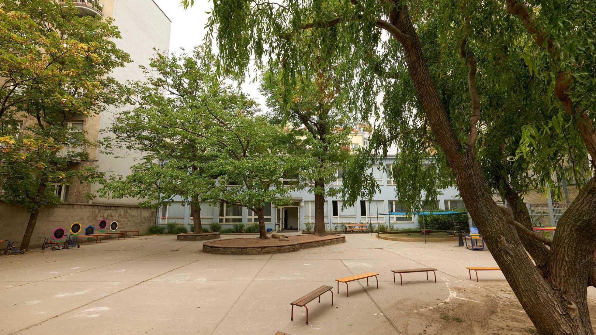 Außenbereich Kindergarten Marxergasse 12