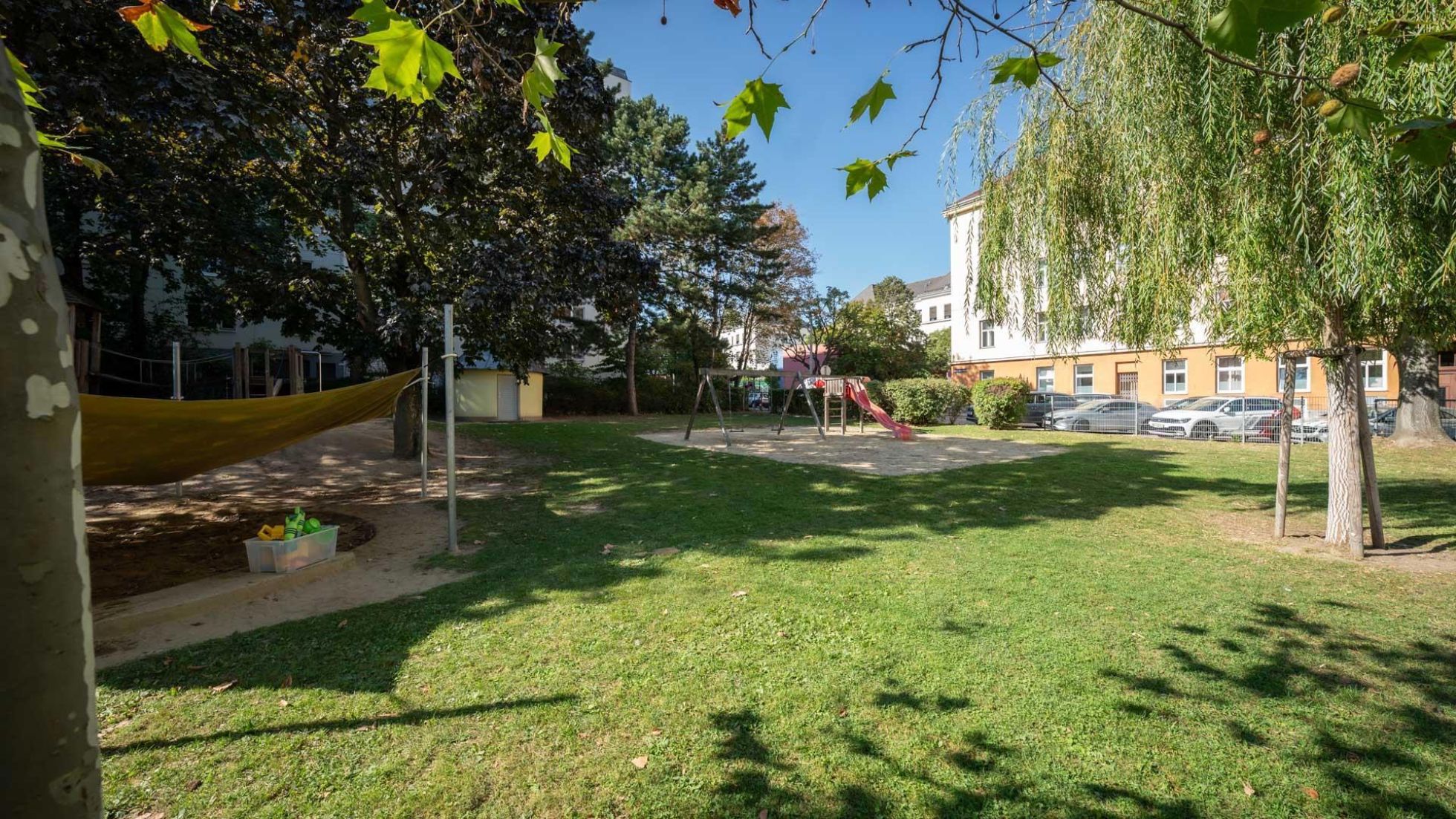 Außenbereich Kindergarten Quaringasse 13