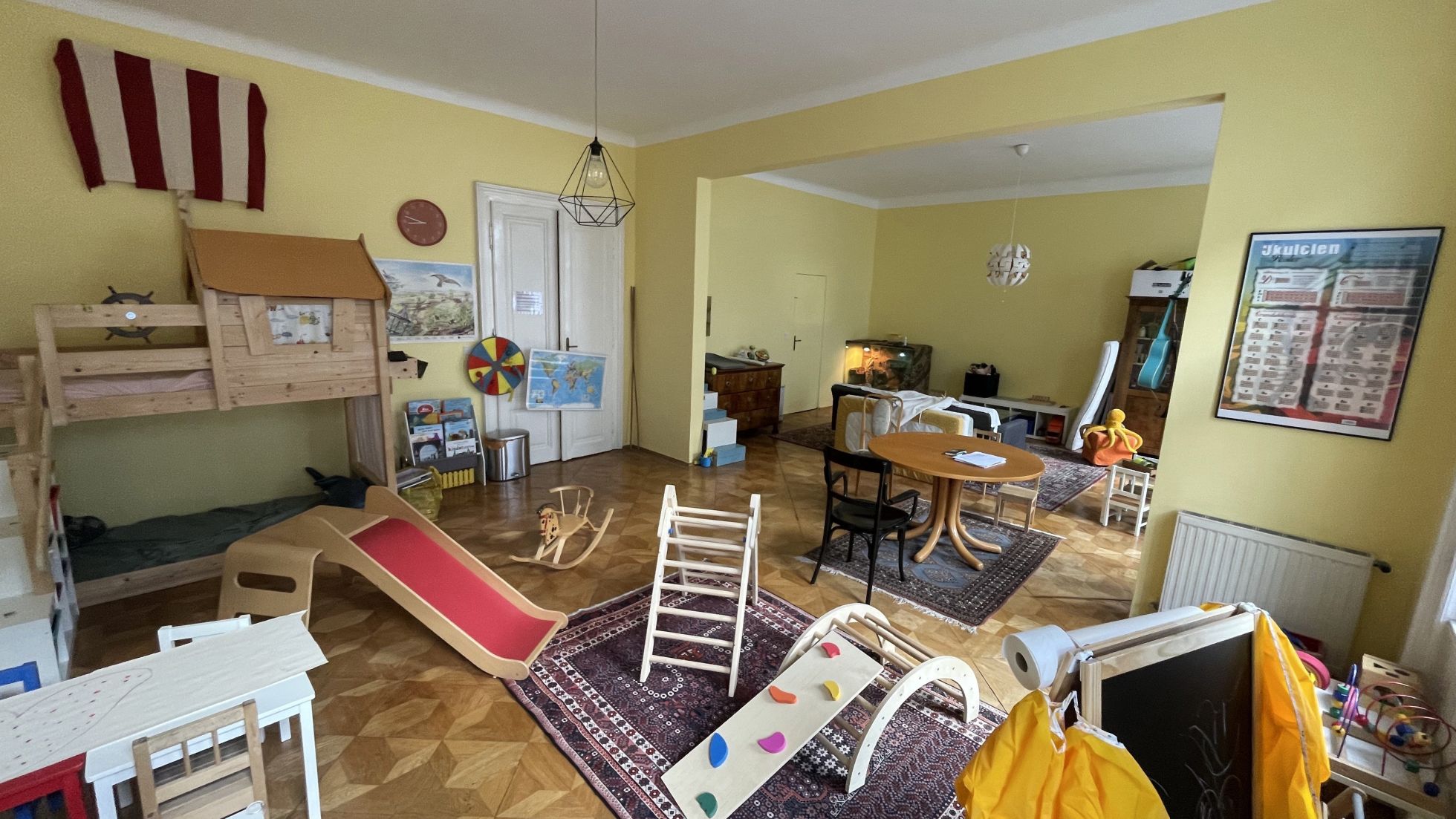 großer Spielbereich