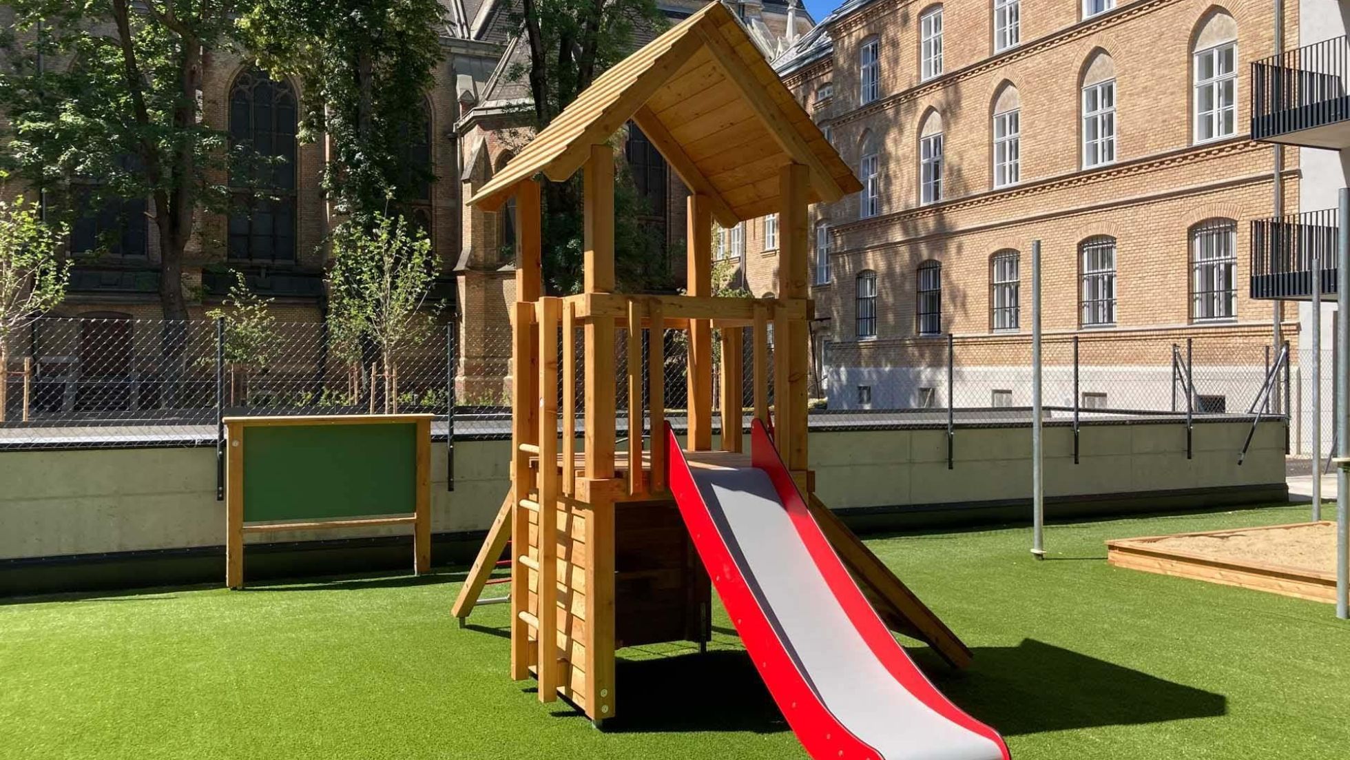 Außenbereich Kindergarten Sautergasse 7