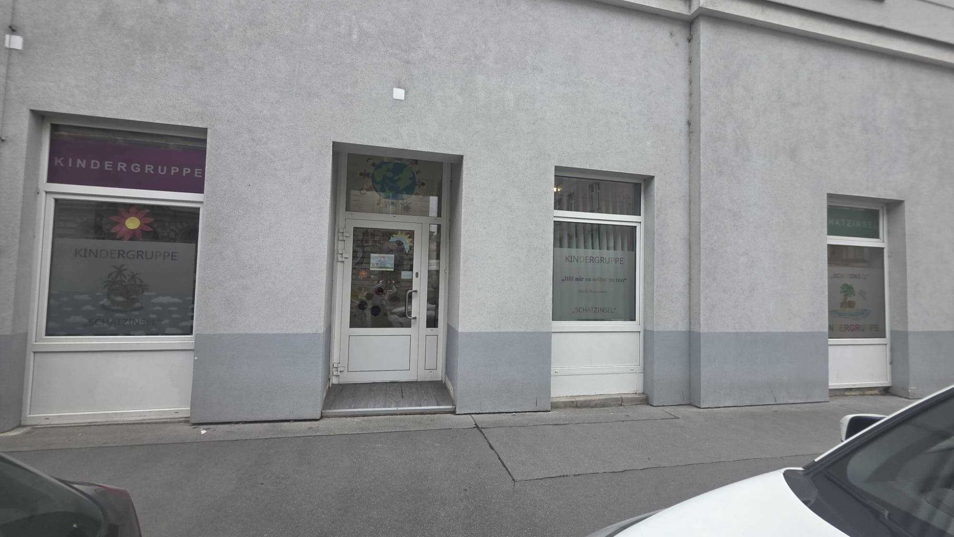 copyright: Aussenansicht Gebäude Kindergarten Rasumofskygasse 1
