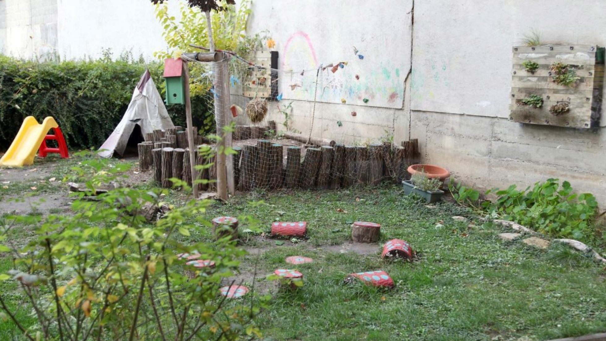 Außenbereich Kindergarten Charasgasse 3