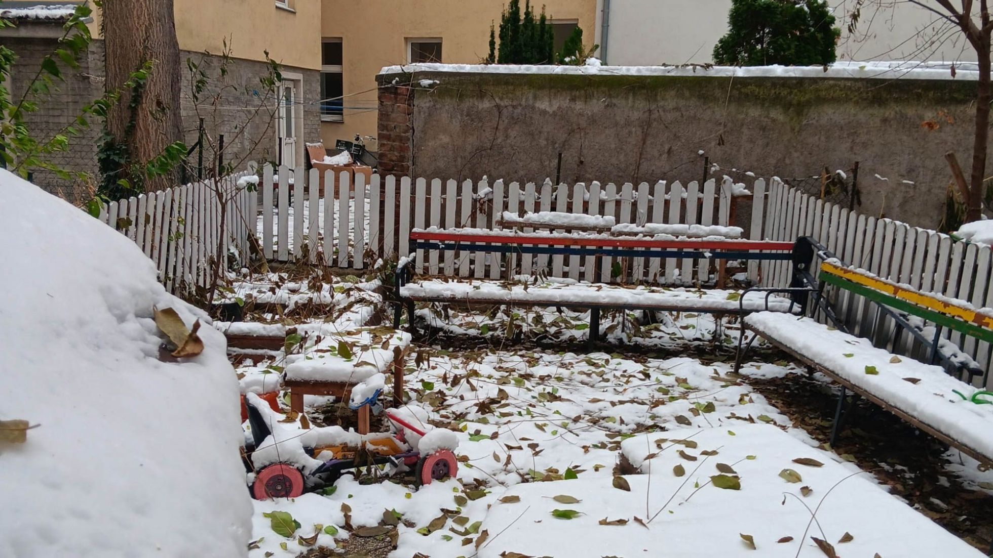Außenbereich Kindergarten Klosterneuburger Straße 4