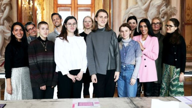 copyright: Modeschule Hetzendorf / Michaela Zimmermann Gruppenfoto