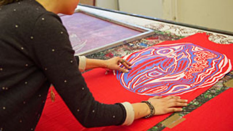 Textildesign - fertiges Stück