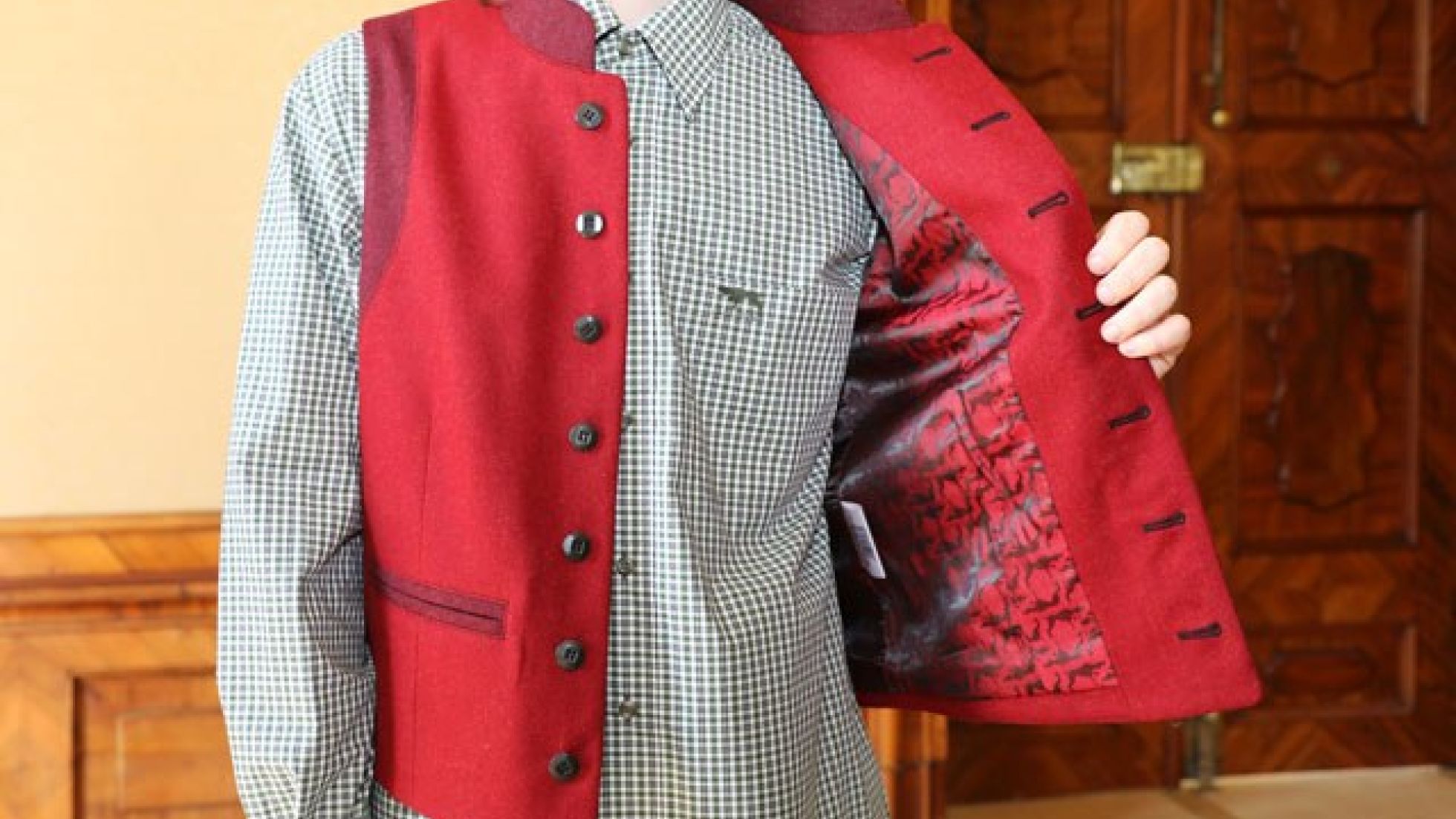 Gilet in ländlichem Kleidungsstil