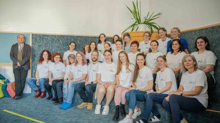 Teambild der sonderpädagogischen Zentren Integrative Schule Hernals, Hans Radl-Schule und Dr. Adolf Lorenz-Schule