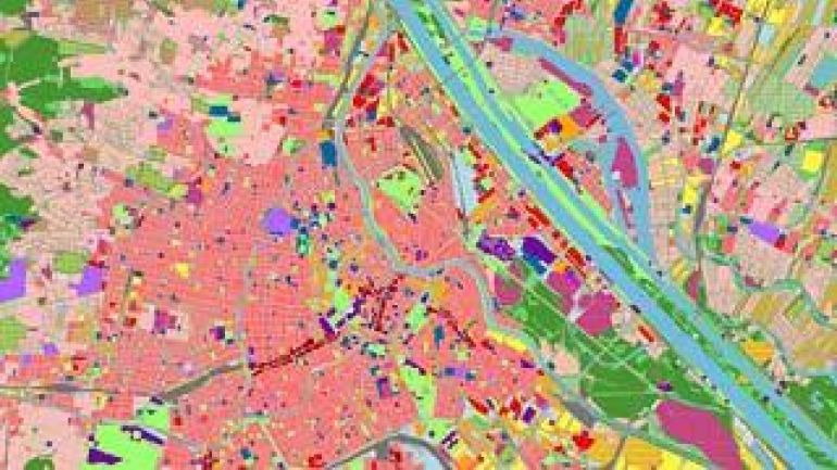 copyright: MA 18 Wien-Plan-Ausschnitt mit realer Nutzung 2014
