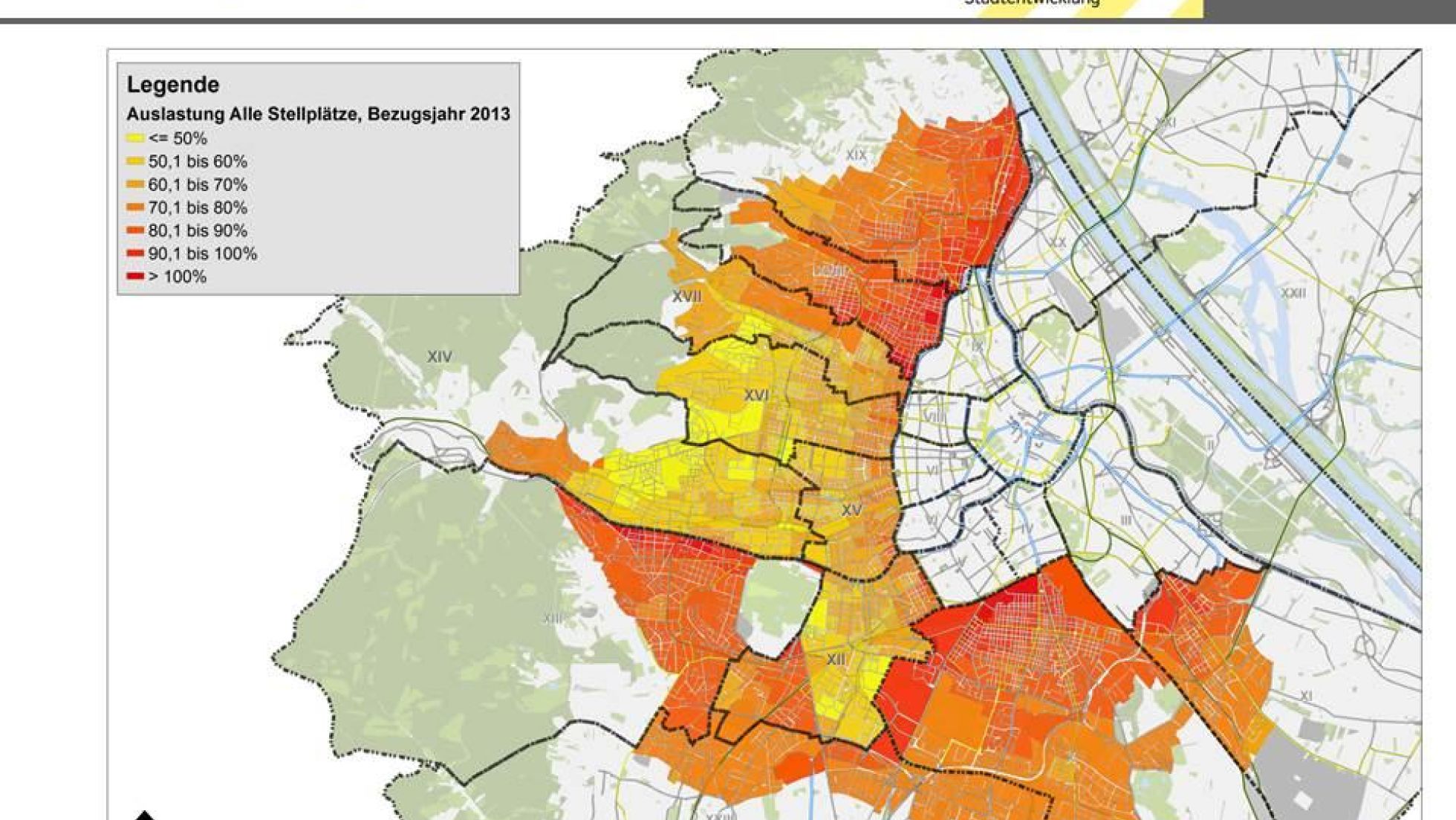 Stellplatzauslastung (2013)