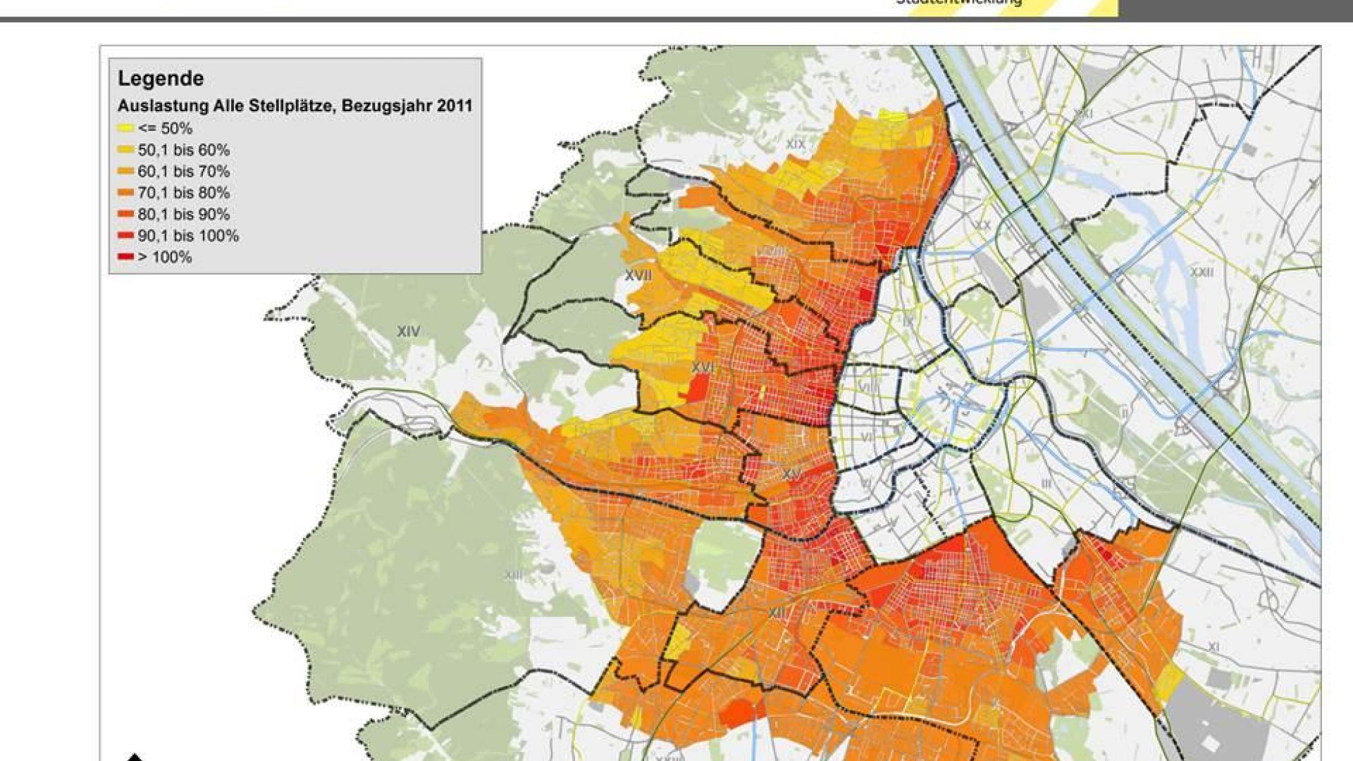 Stellplatzauslastung (2011)