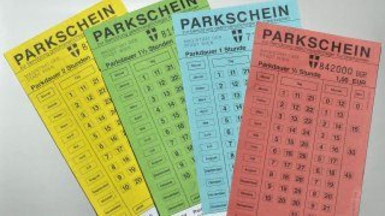 Vier neue Parkscheine