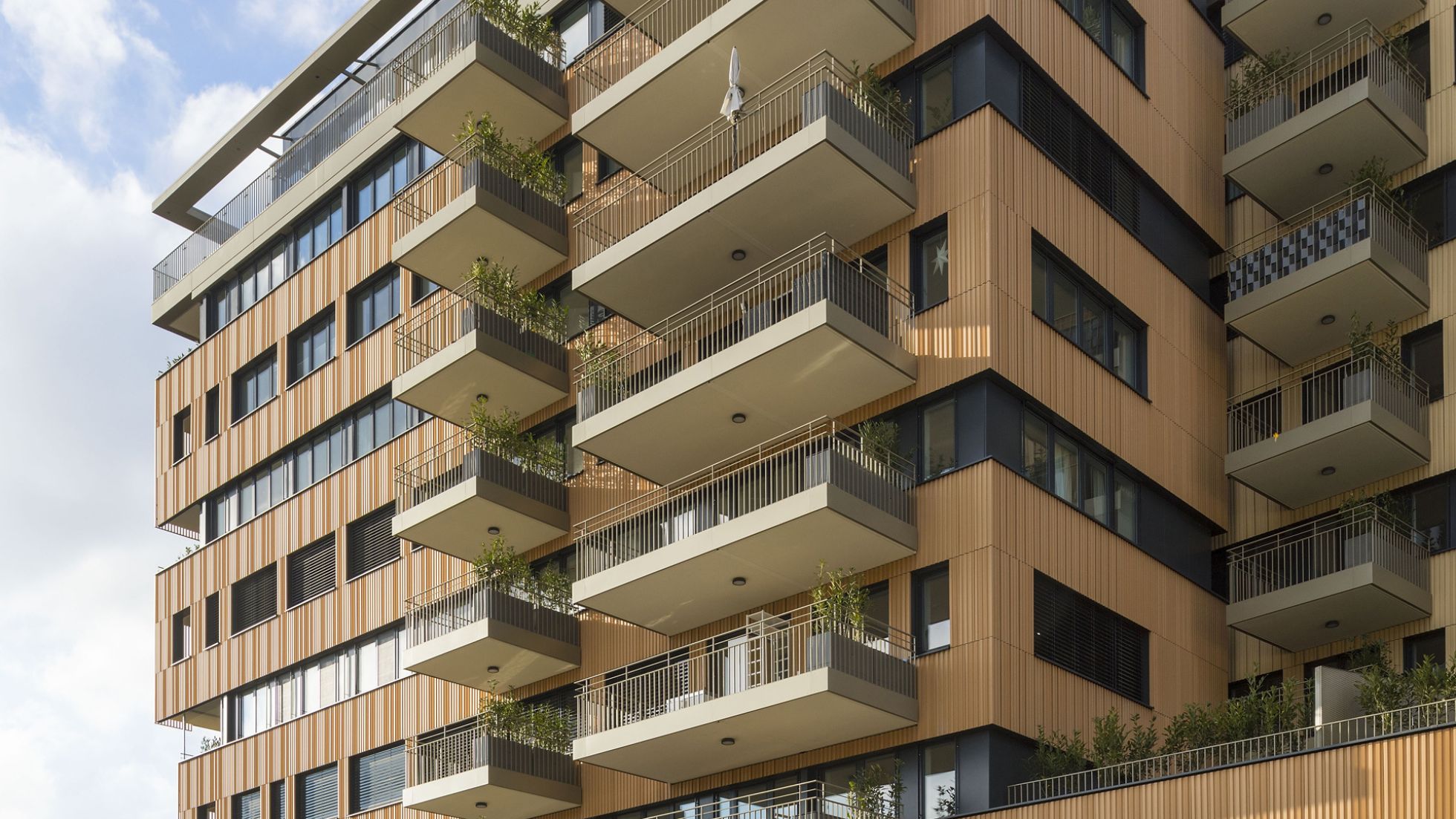 copyright: Rupert Steiner Neubau mit Balkonen