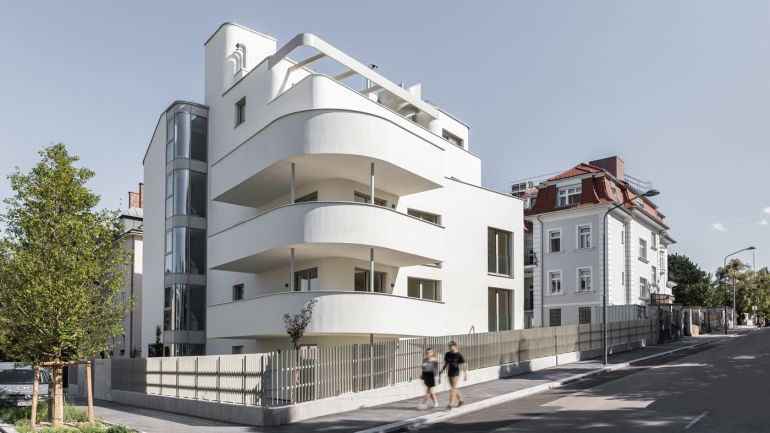 copyright: Daniel Hawelka Moderner Bau mit runden Formen