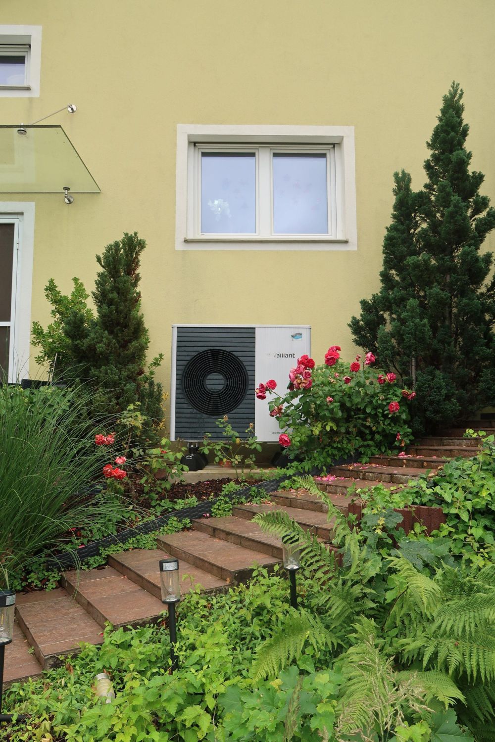 Kleingartenhaus mit Luftwärmepumpe