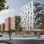 copyright: Superblock Rendering Wohnhaus an Straßenkreuzung