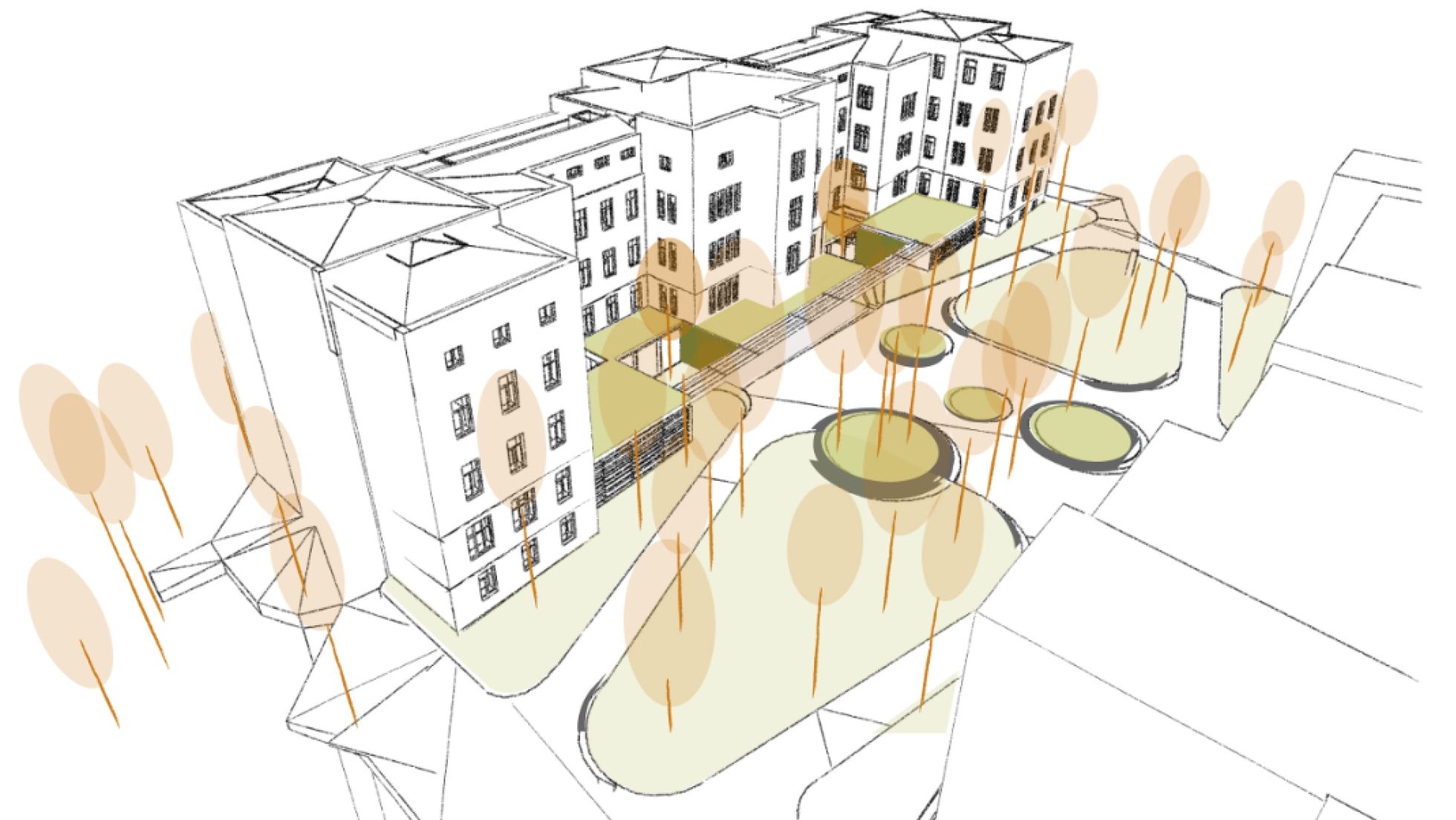 copyright: Silberpfeil-Architekten ZT GmbH Skizze Schulgebäude