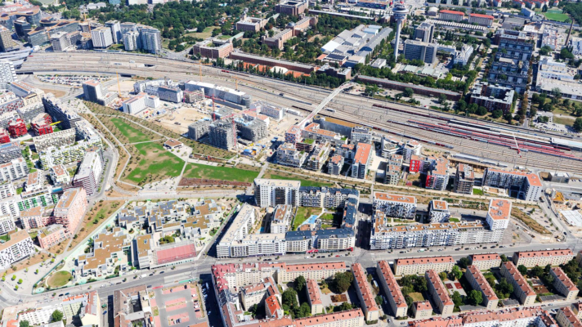 Schrägluftbild Hauptbahnhof