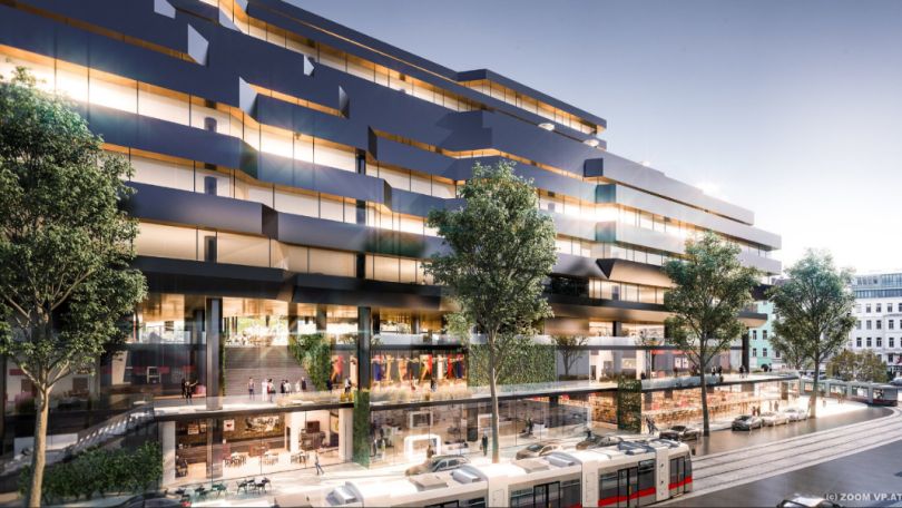 Rendering modernes Gebäude