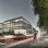 Rendering beleuchtete Gebäude