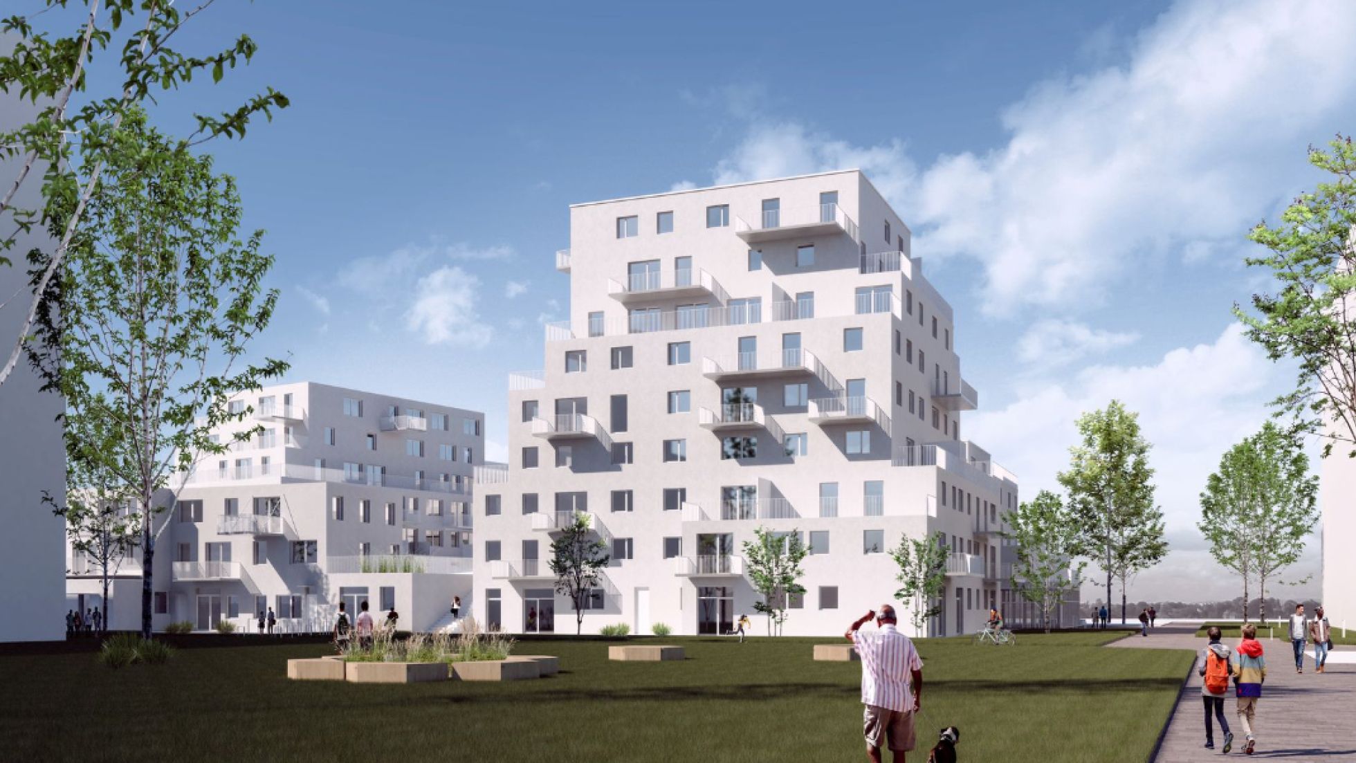 Rendering Wohnprojekt "Haus ohne Rückseite"